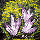Magnolia - acril pe pânză, 30x25 cm