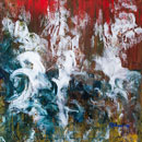 Naluci, acril pe panza, 70x70 cm